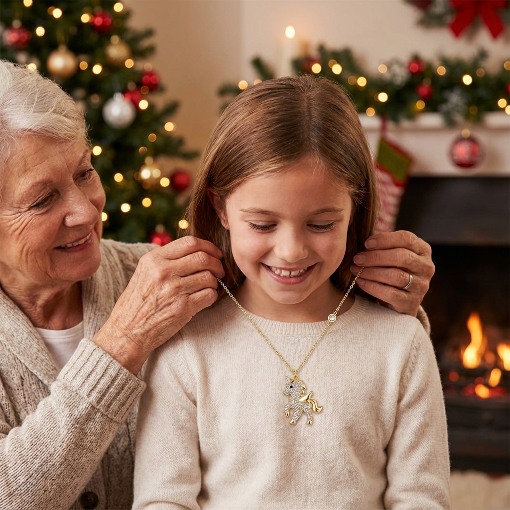 Collier Licorne Magique