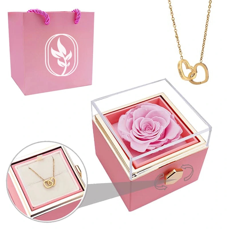 Coffret à bijoux Rose