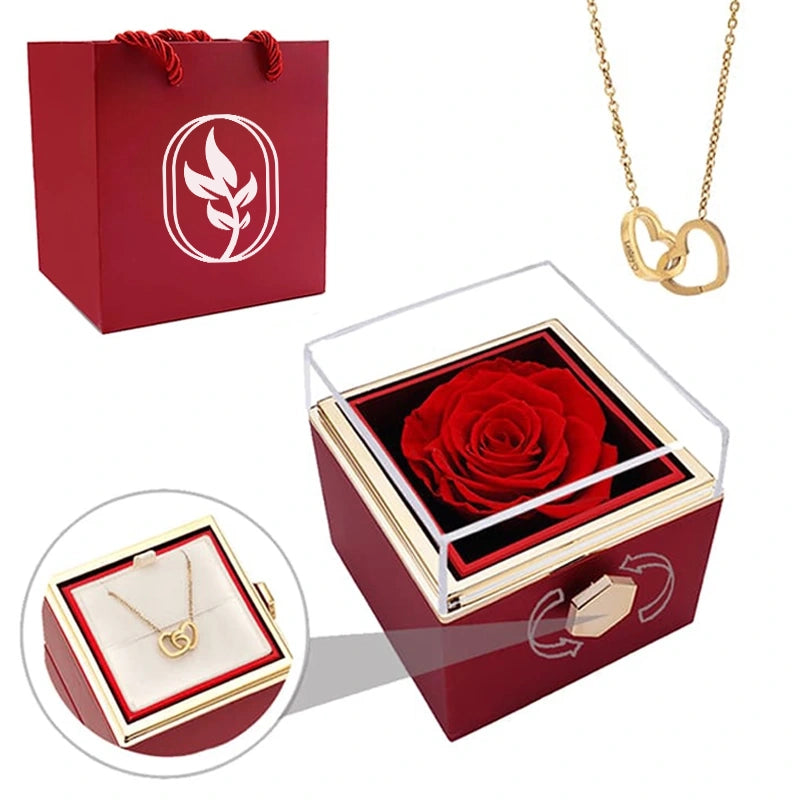 Coffret à bijoux Rose