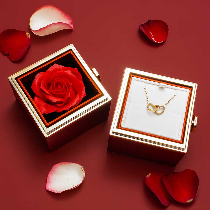 Coffret à bijoux Rose