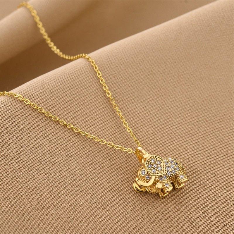 Collier Éléphant Magique