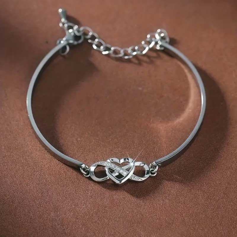 Bracelet Amour Infini - A ma fille, crois en toi autant que je crois en toi. Je t'aime